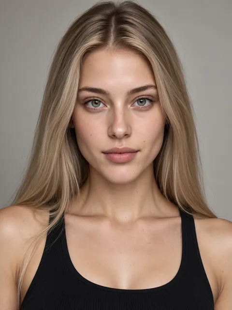 Nadia — yapay zekâ ile üretilmiş Slav kadın model portresi