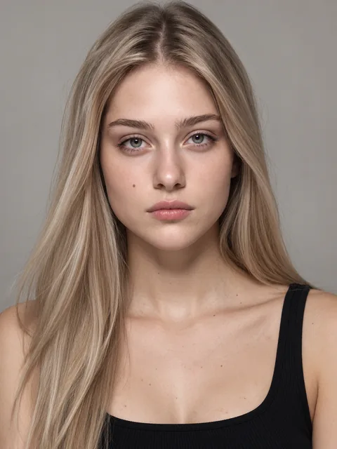 Katya — yapay zekâ ile üretilmiş Slav kadın model portresi