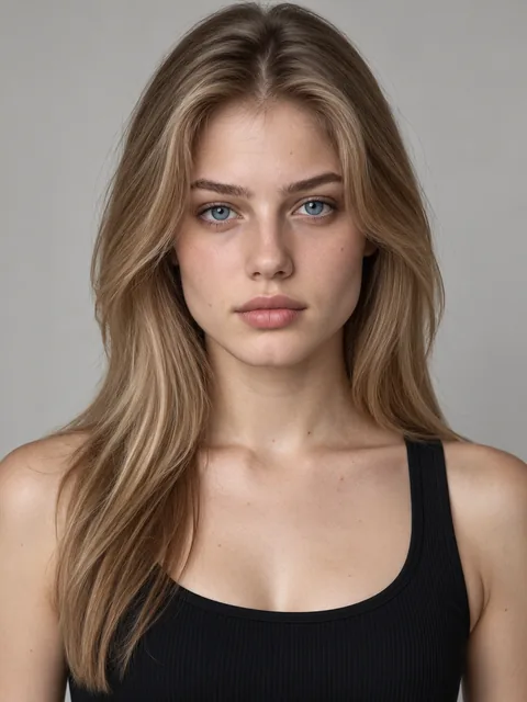 Alina — yapay zekâ ile üretilmiş Slav kadın model portresi
